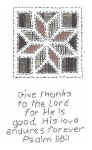 give thanks to the Lord