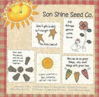 Inspirational quotes - 5 primitive stitchery patterns for machine embroidery